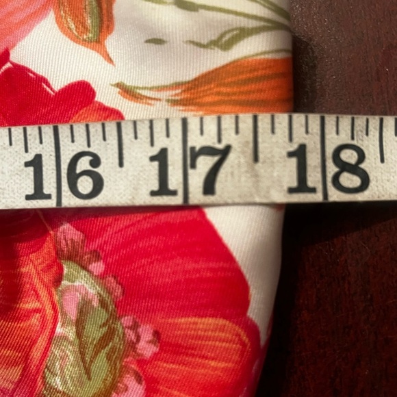 Ann Taylor Poppy Floral Sz 12P Silk Midi Spaghetti Strap Dress - Picture 7 of 9